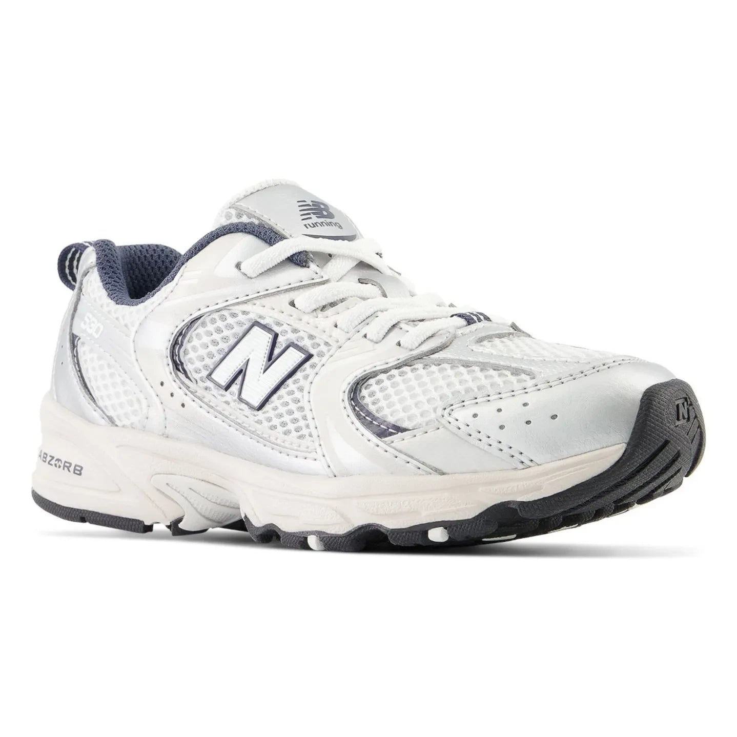 New Balance - Elastic Lace Sneakers 530 | White satin
