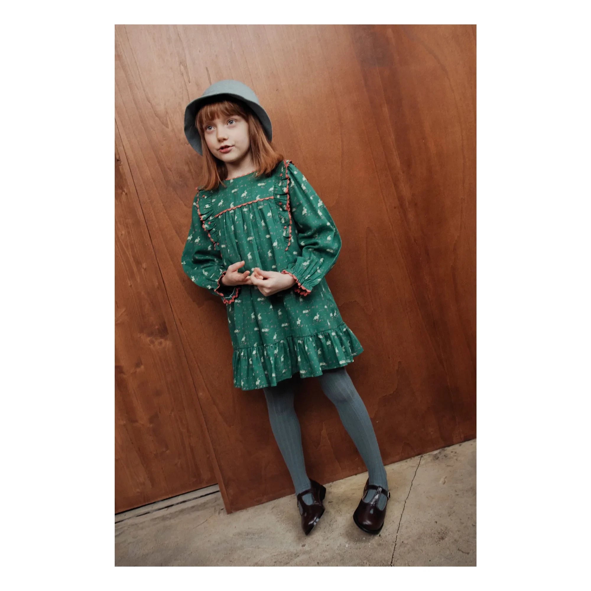 Emile et Ida - Lapinou Dress | Green