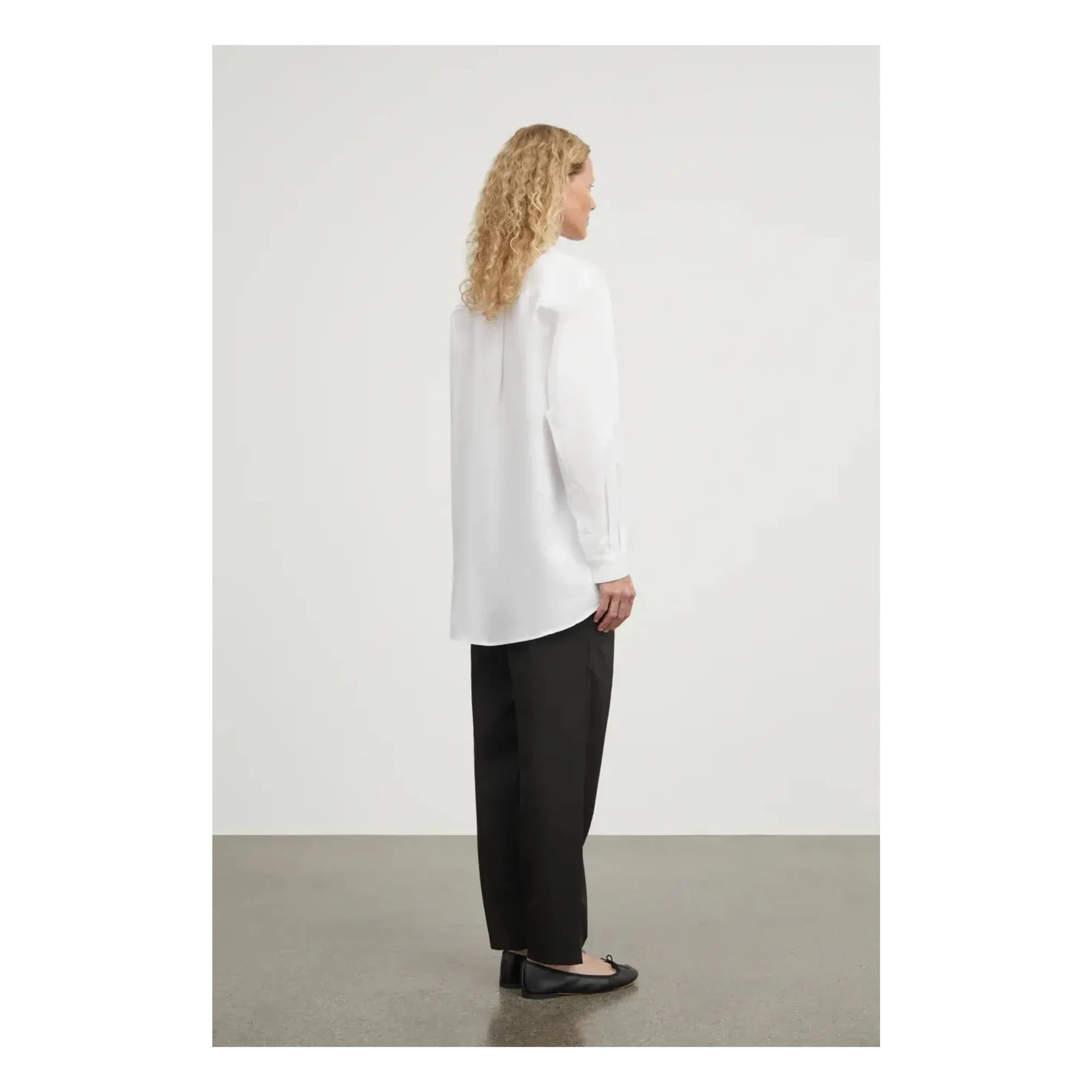 Skall Studio - Edgar Organic Cotton Poplin Pants | Black