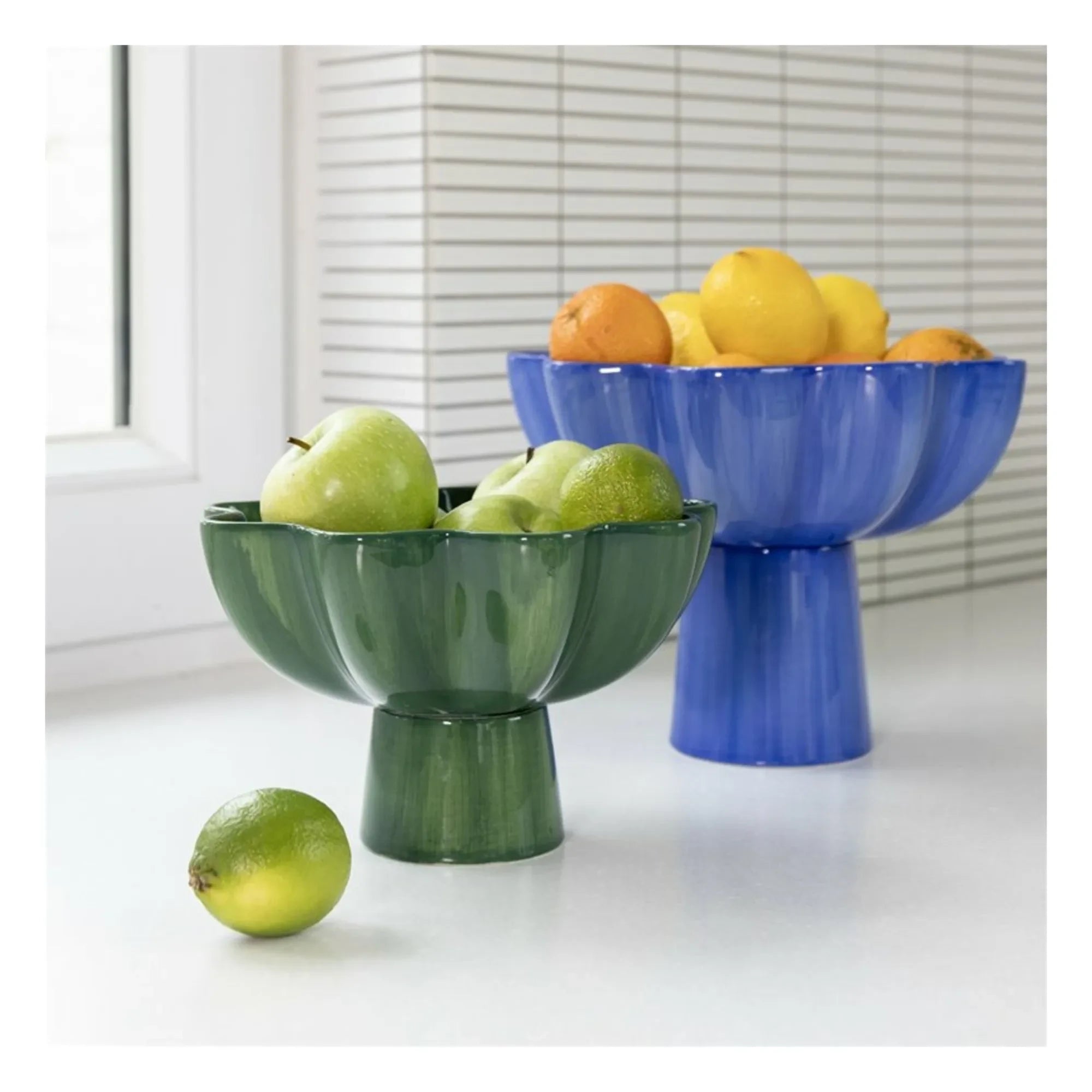 &Klevering - Dark Green Sun Basket