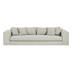Panac Edition - Bellechasse 4-person boucle armchair - 275 cm | Off White