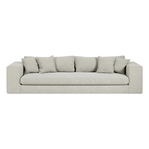 Panac Edition - Bellechasse 4-person boucle armchair - 275 cm | Off White
