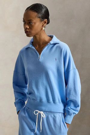 Polo Ralph Lauren women's cotton zip-up sweatshirt