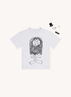 Stella McCartney Kids - Yamalı Halloween Tişörtü Organik pamuk | Beyaz