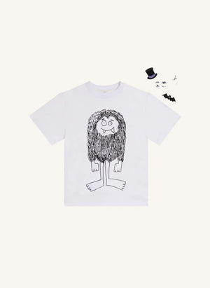 Stella McCartney Kids - Yamalı Halloween Tişörtü Organik pamuk | Beyaz