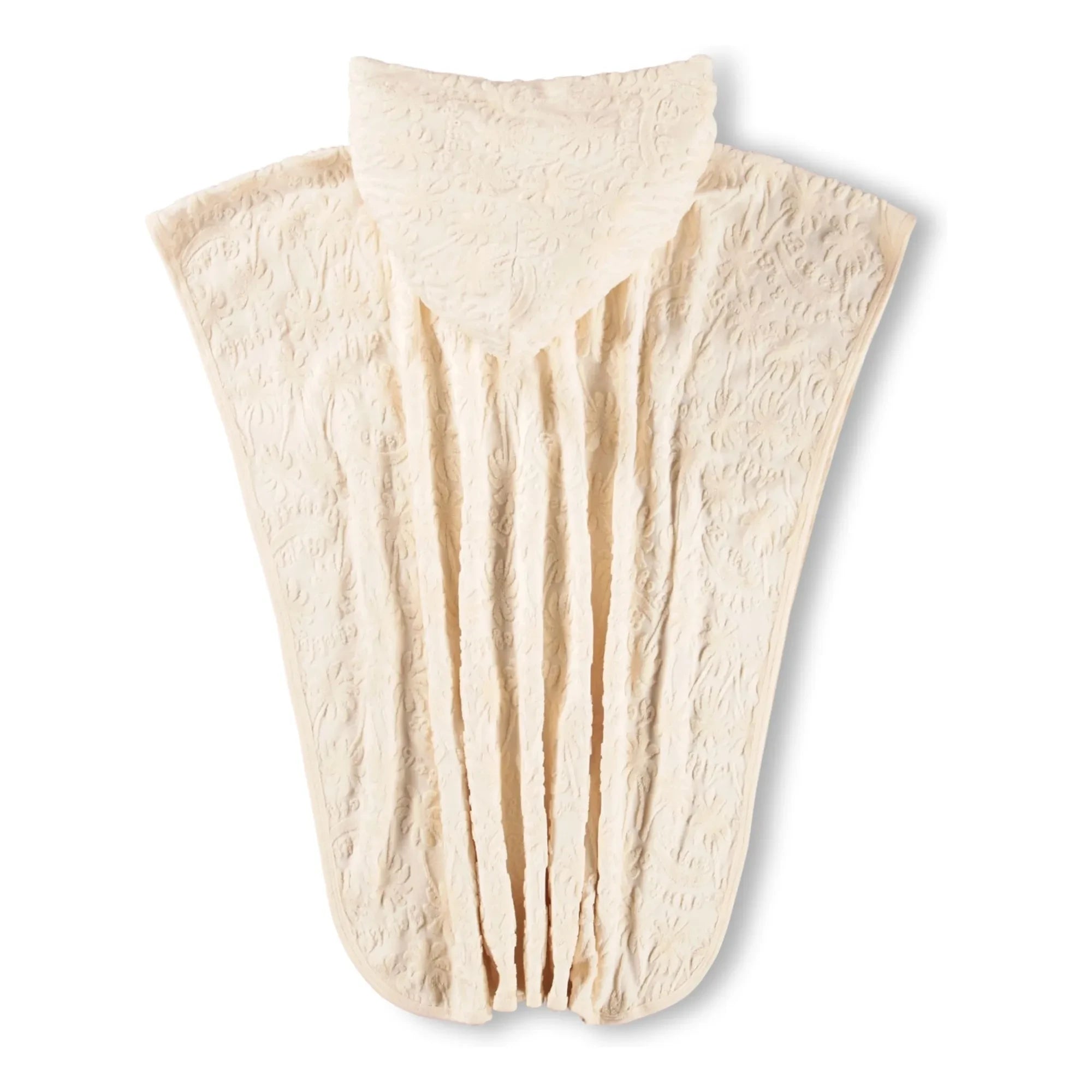 Molo - Poncho de Bain Beach Cover Up Textured Palm Trees | Ecru