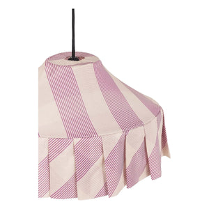 Nobodinoz - Nicole Striped Lampshade | Lilac