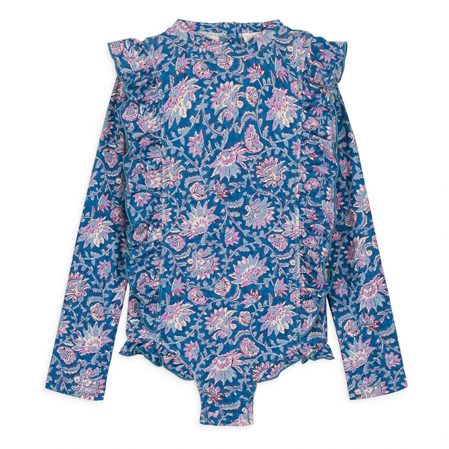 Louise Misha - Aurélie Recycled Linen Swimsuit | Blue