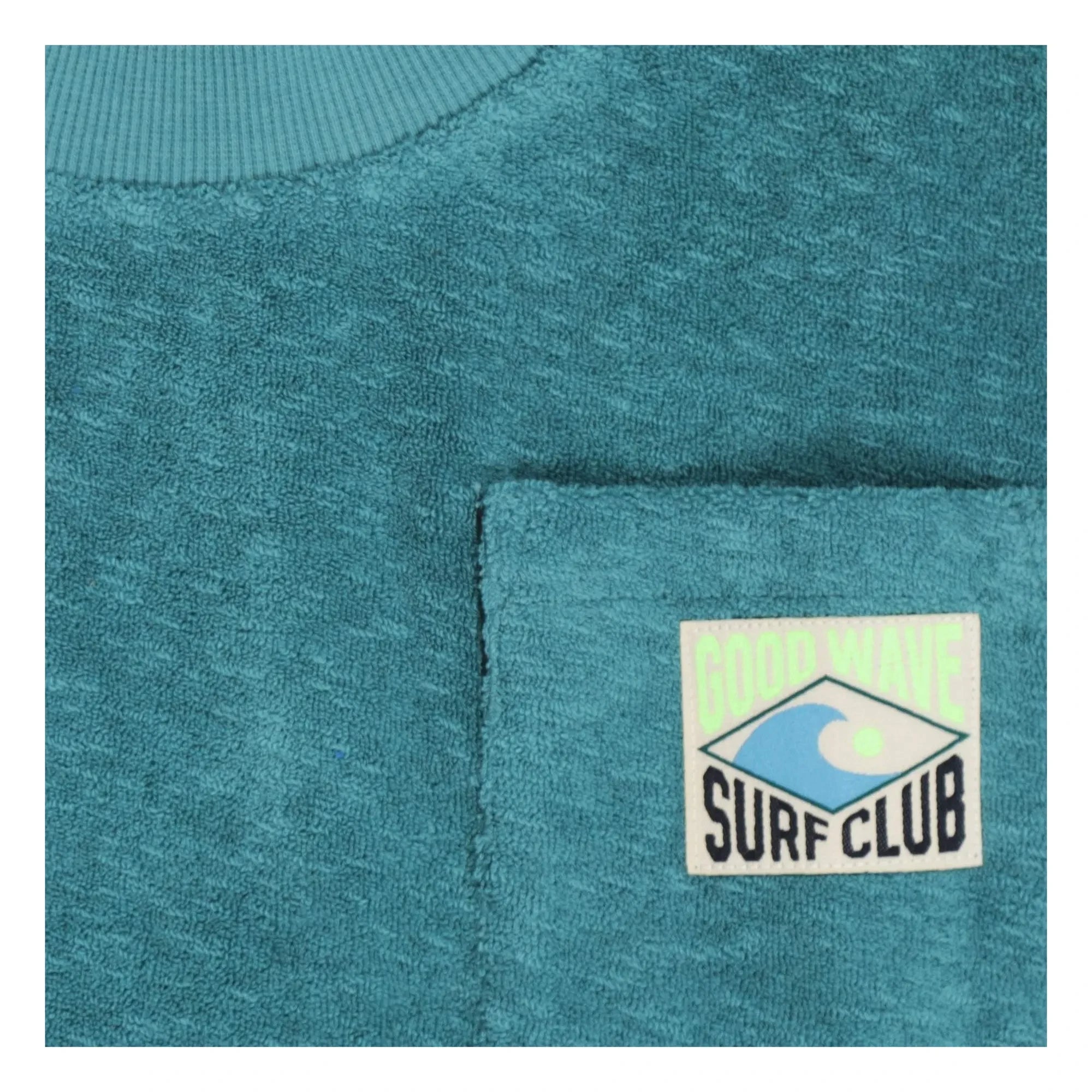 Tumble N'Dry - Morea Oversized Organic Cotton T-shirt | Peacock Blue