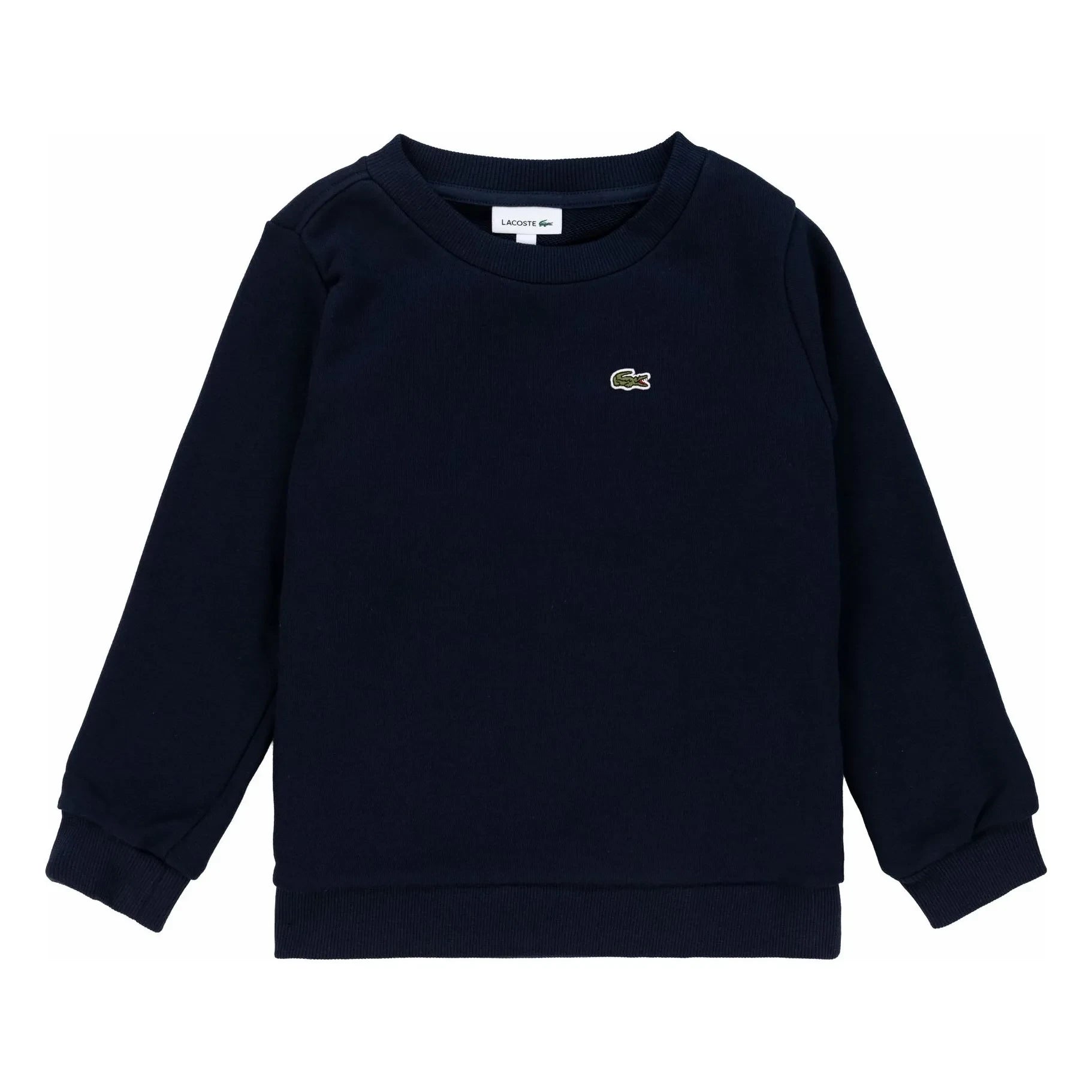 Lacoste - Organic Cotton Logo Sponge Sweatshirt | Navy Blue