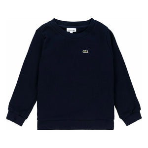 Lacoste - Organic Cotton Logo Sponge Sweatshirt | Navy Blue