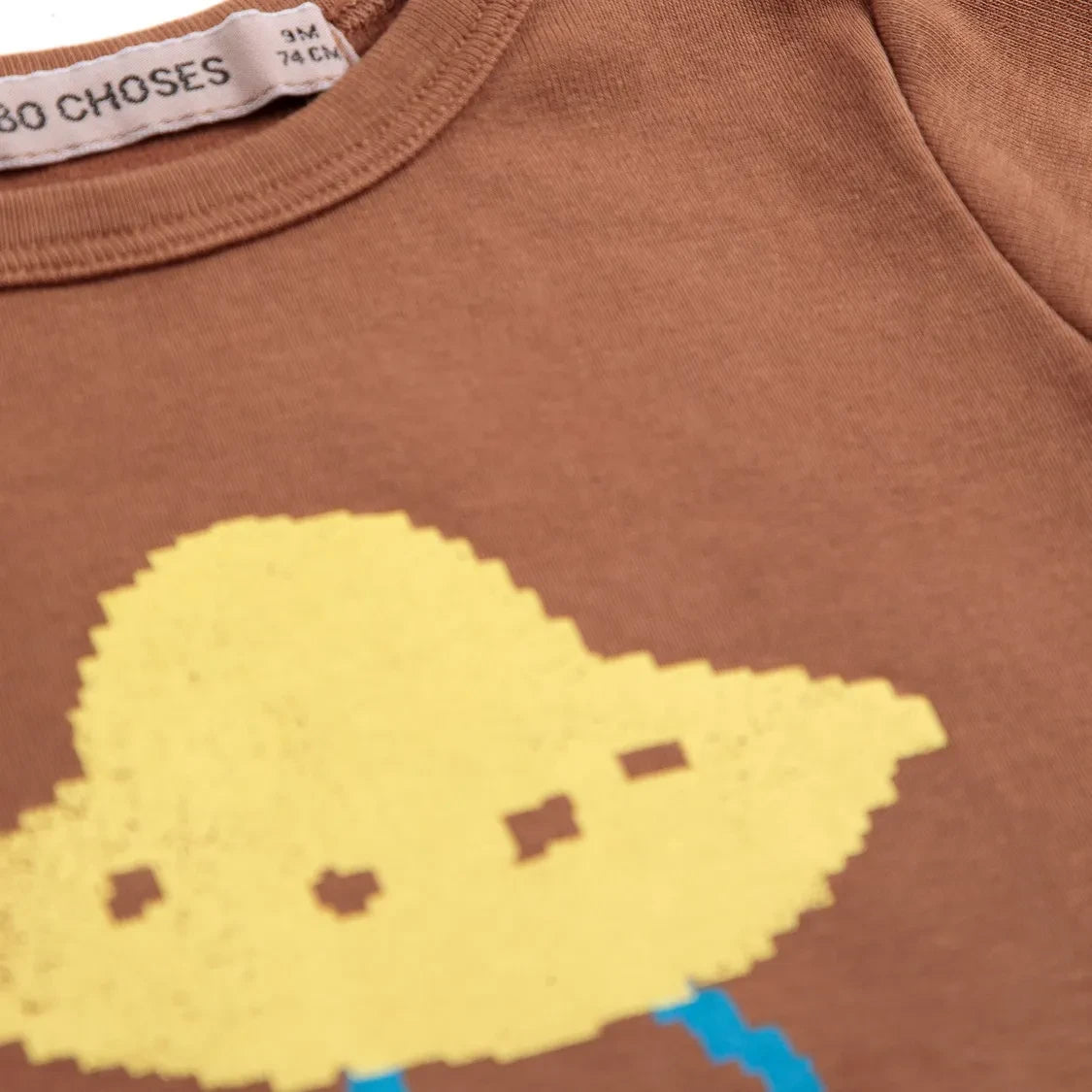 Bobo Choses - Organik pamuklu çıtçıtlı body | Kahverengi