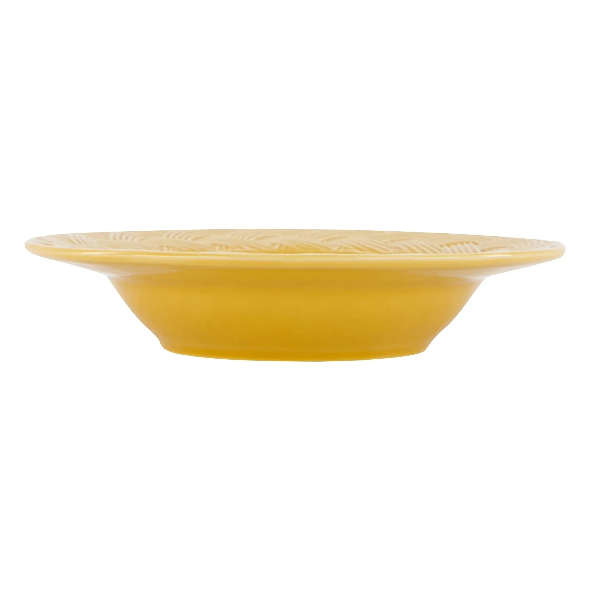 House of Capricorn - Wicker Soup Plate | Mustard