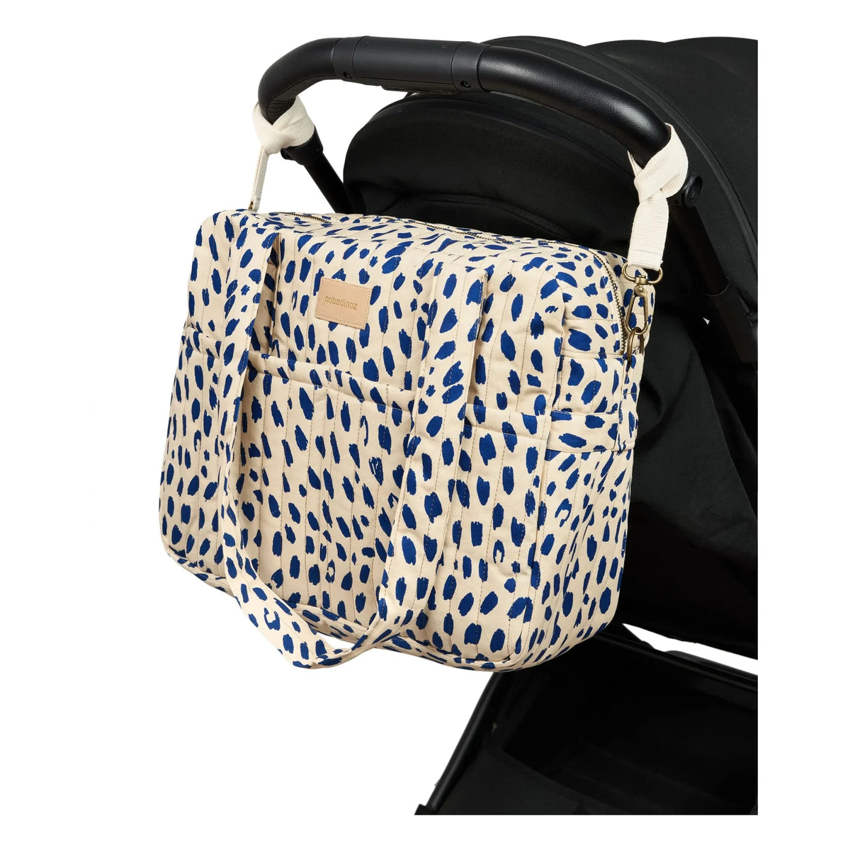 Nobodinoz - Waterproof Baby Changing Bag Hyde Park Leonie | Blue