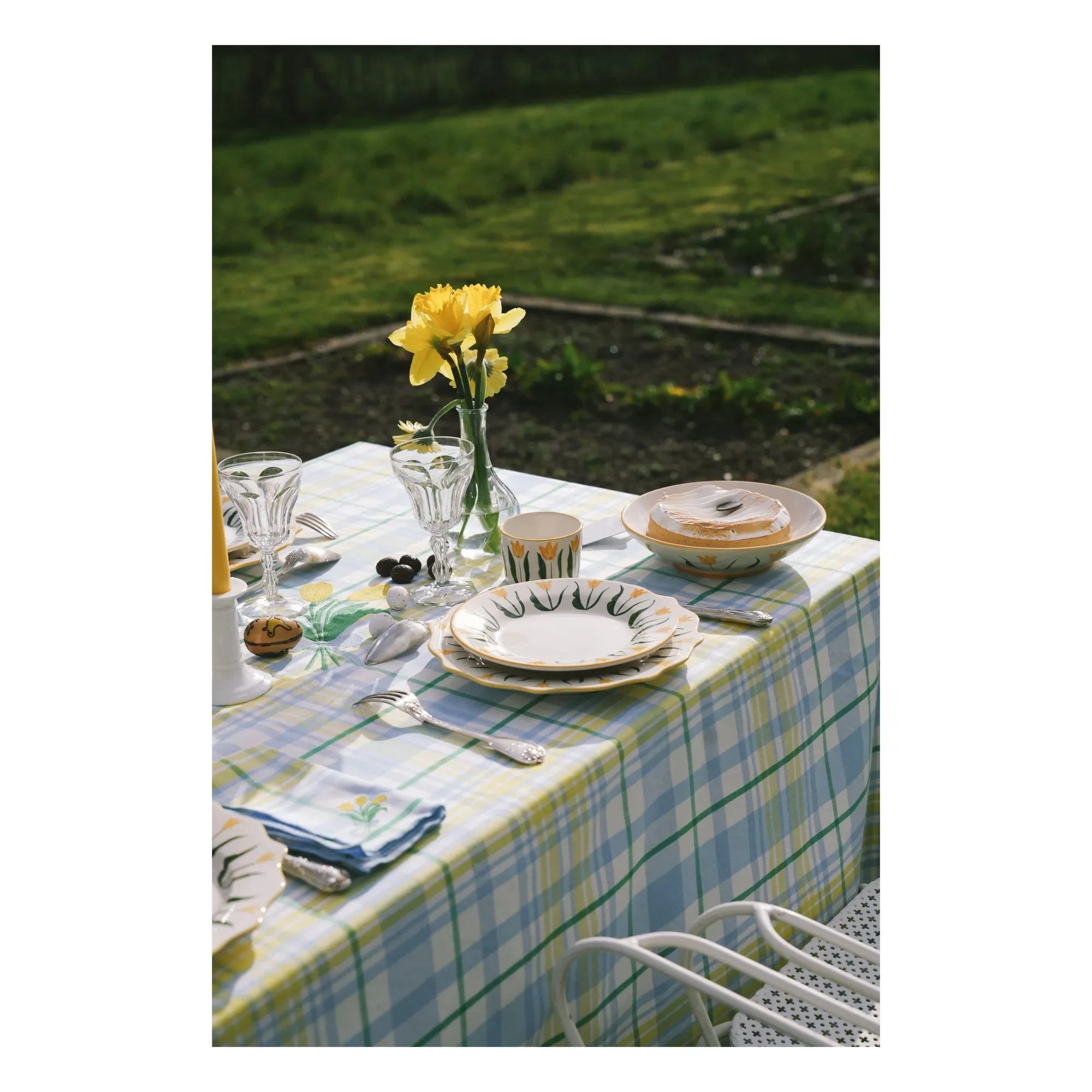 Denise - Fan Fan Plate | Yellow
