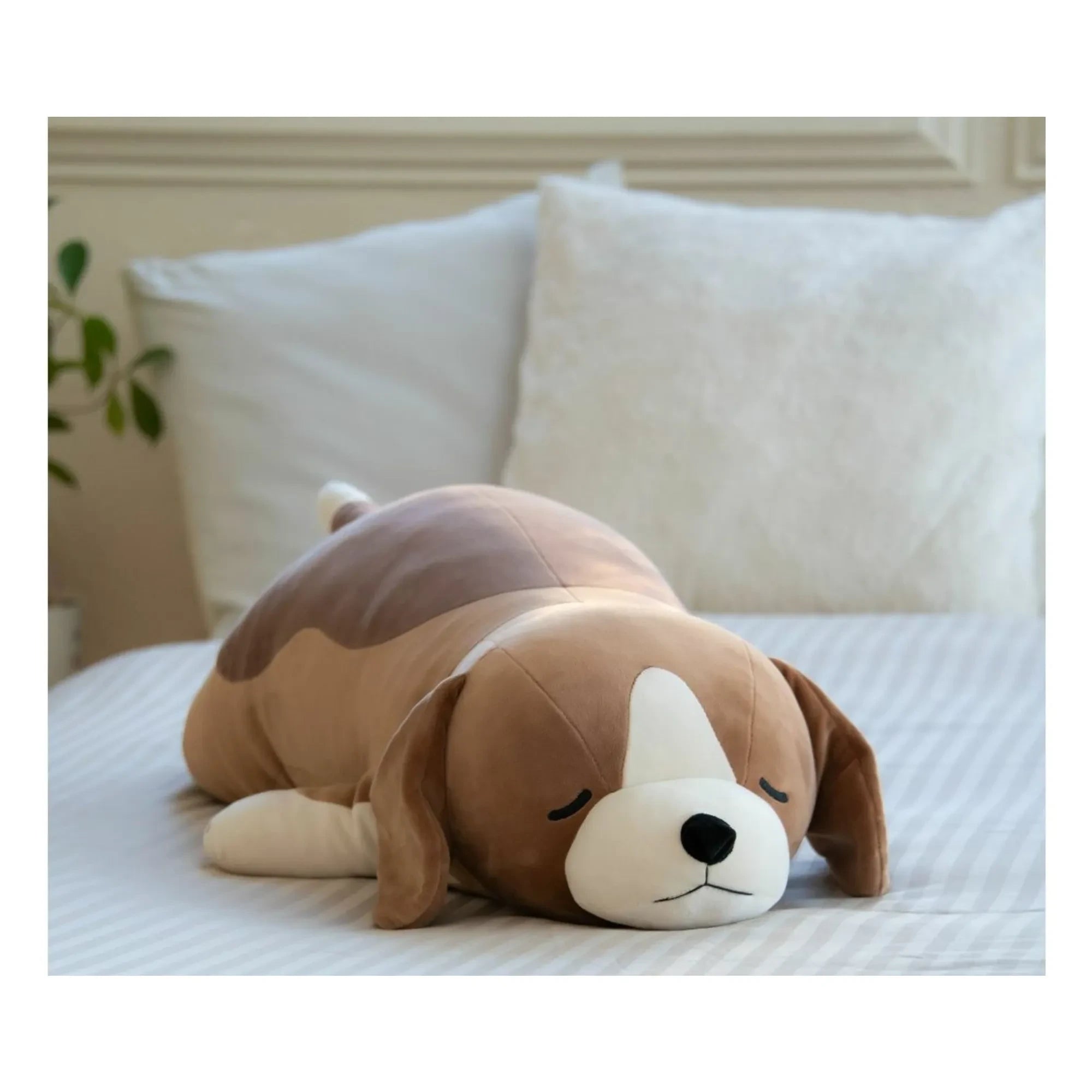 Nemu Nemu - Vick the Beagle Plush Dog | Brown