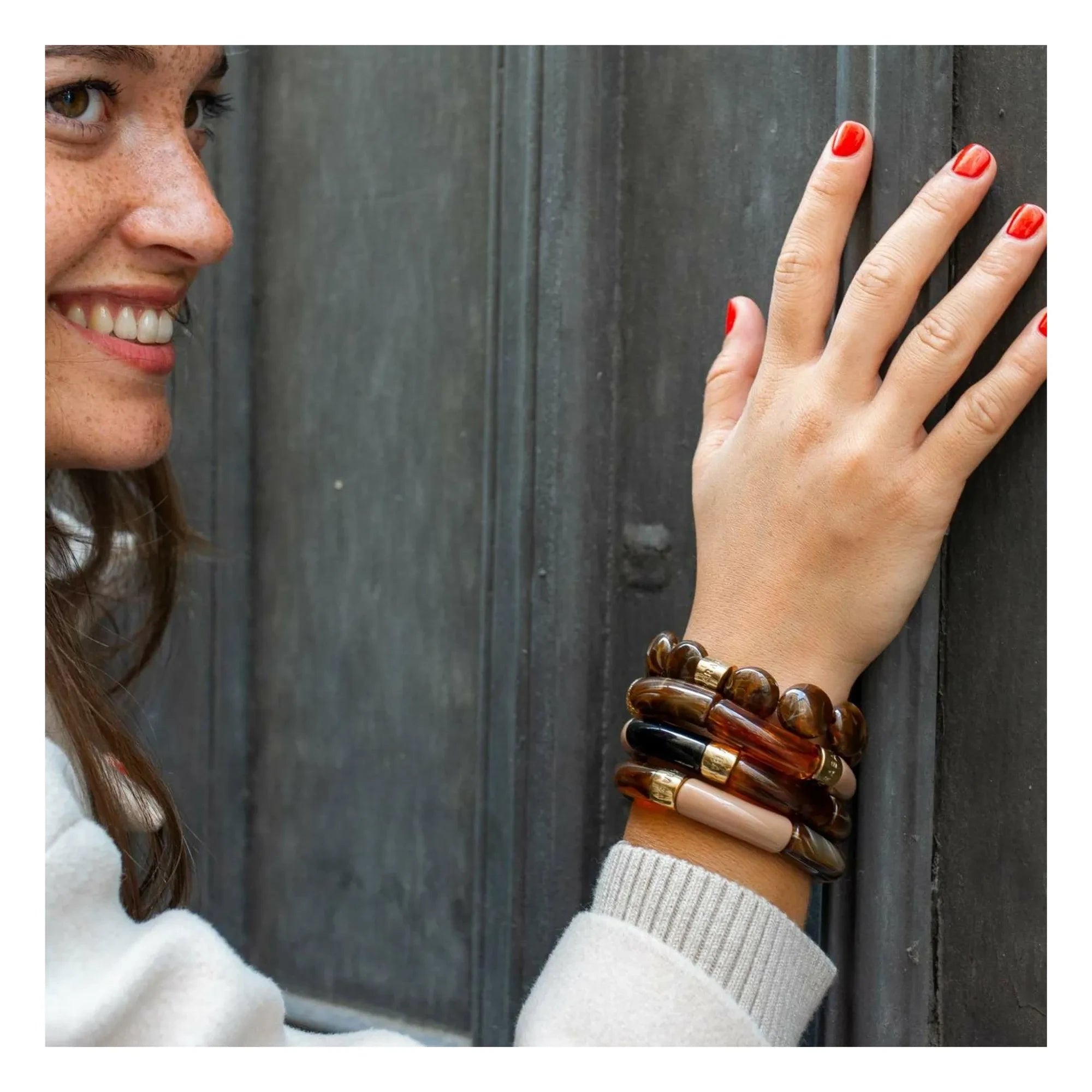 Parabaya - Moca 2 Bracelets | Brown