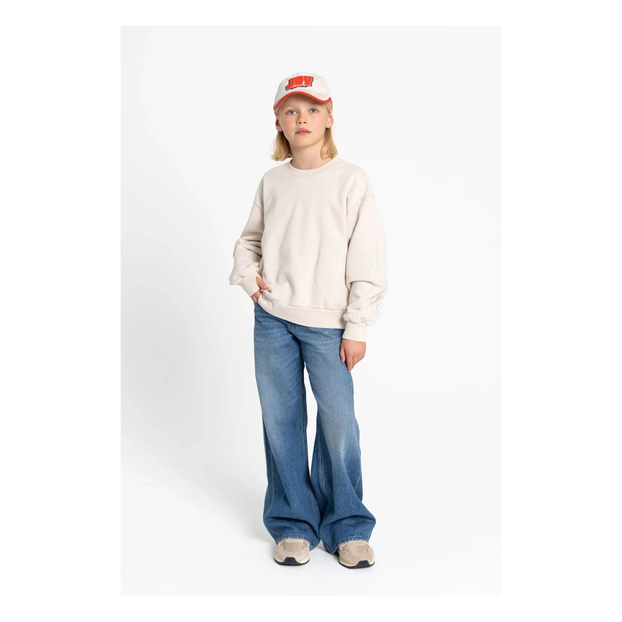 Smallable Kid - Maia Organic Cotton Sweatshirt | Cream