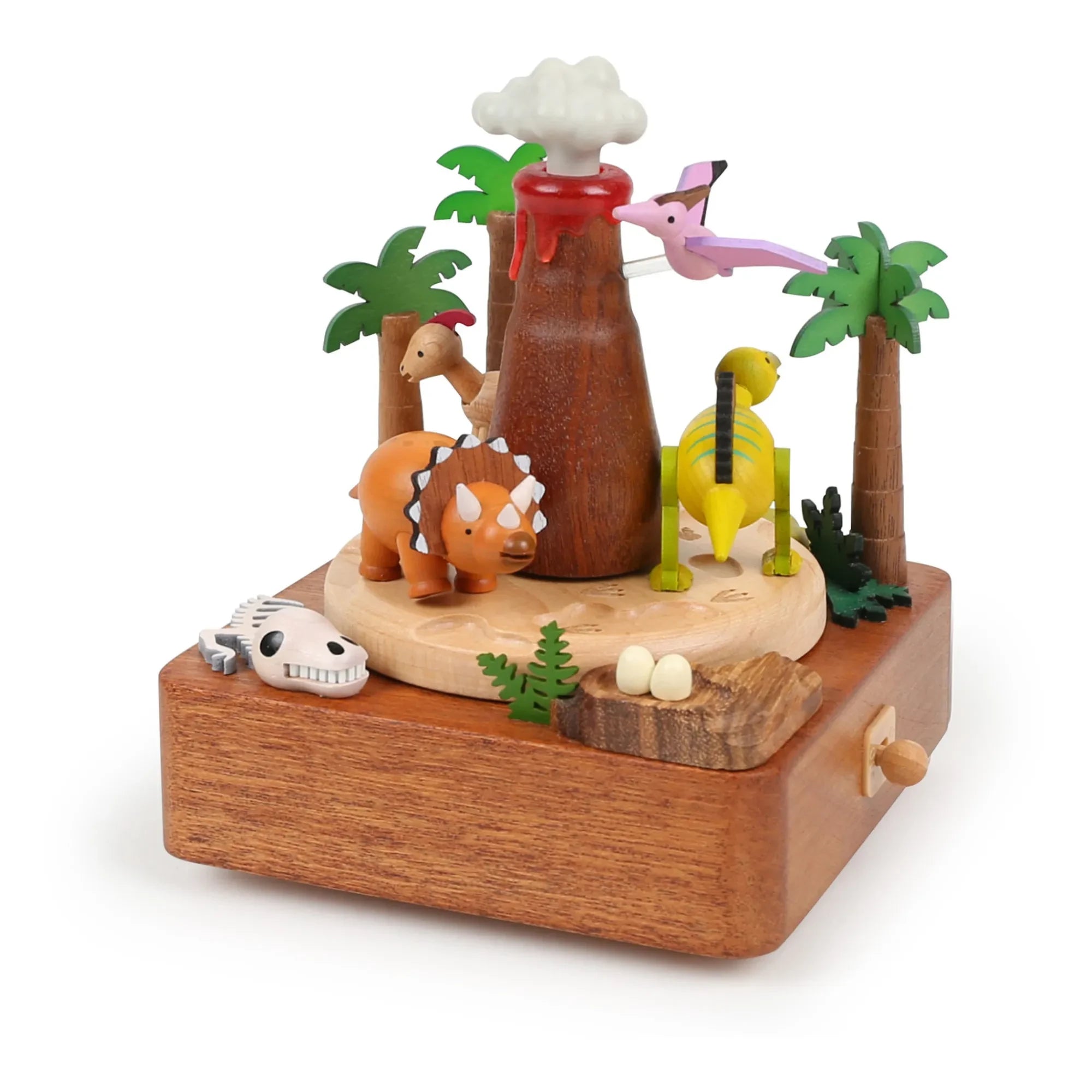 Wooderful Life - Dinosaur Wooden Music Box