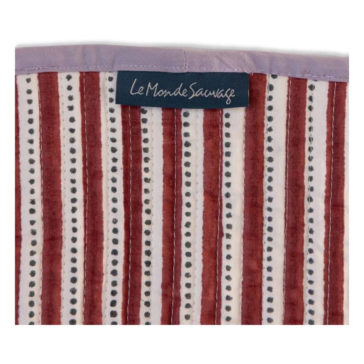Le Monde Sauvage - Kyushu Double-Sided American Platter - Set of 4 | Red