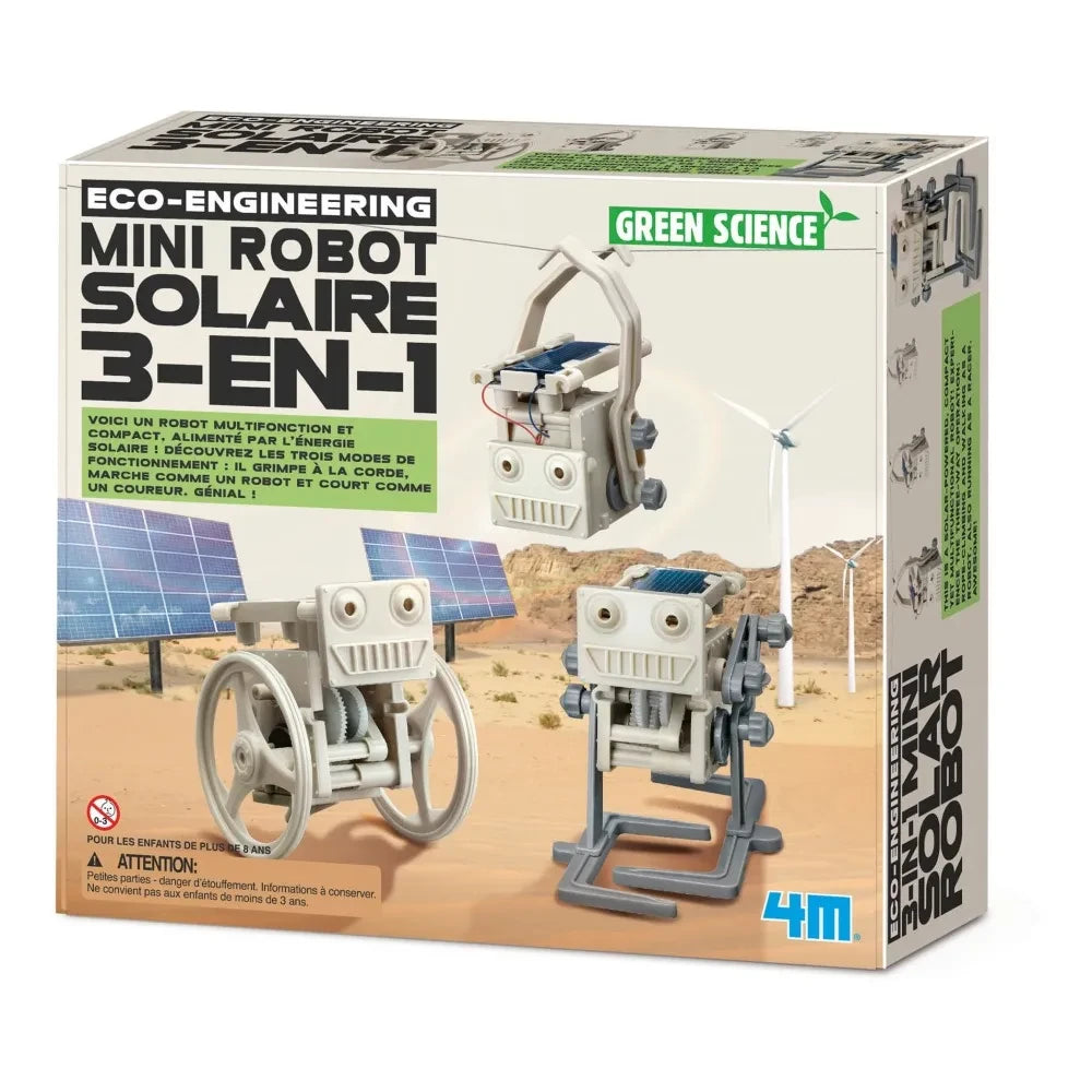 4M - 3-in-1 Mini Solar-Powered Robot