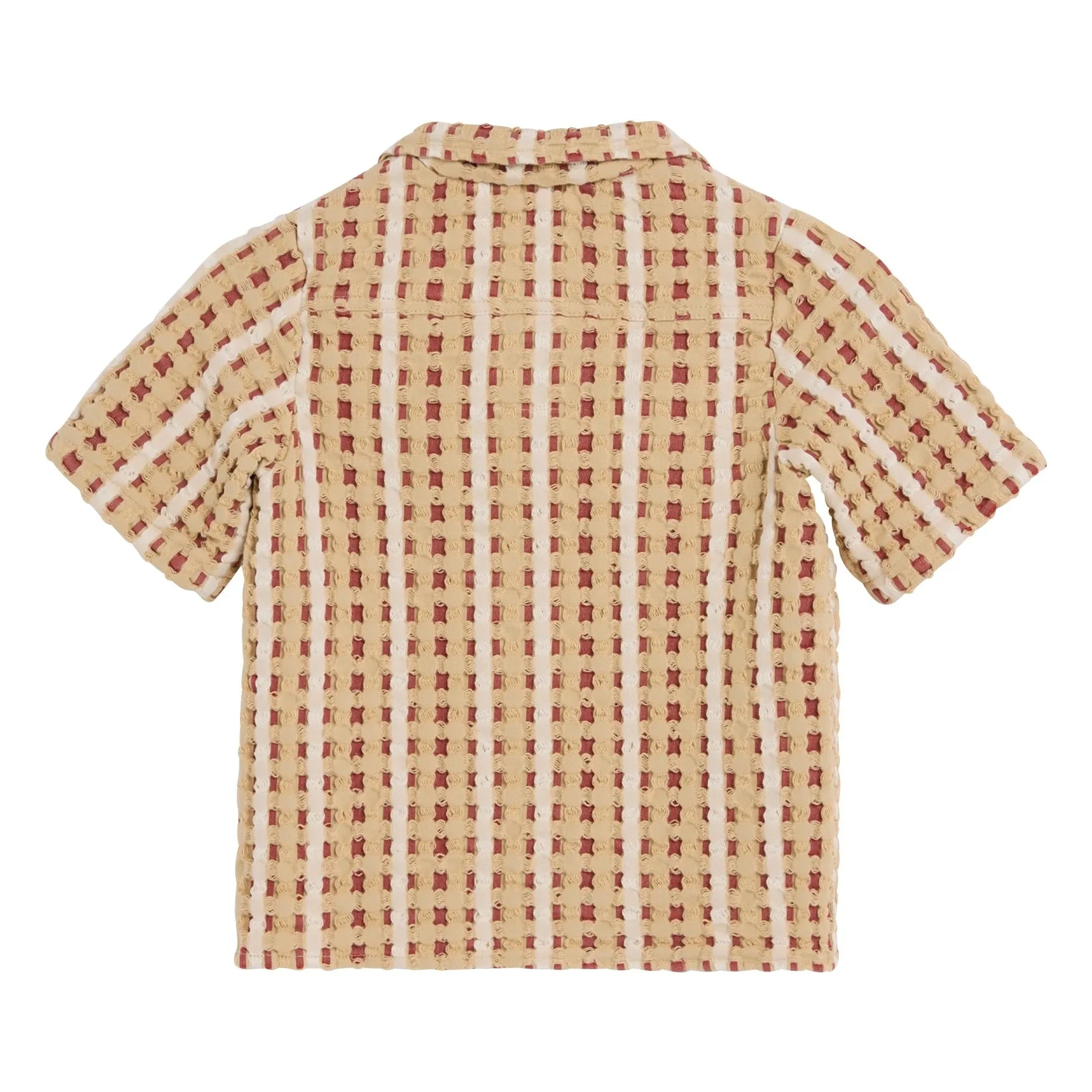 OAS - Lano Nicaro Waffle Shirt | Red