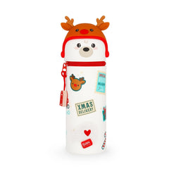 Legami - 2-in-1 Silicone Christmas Pencil Case Polar Bear - Kawaii