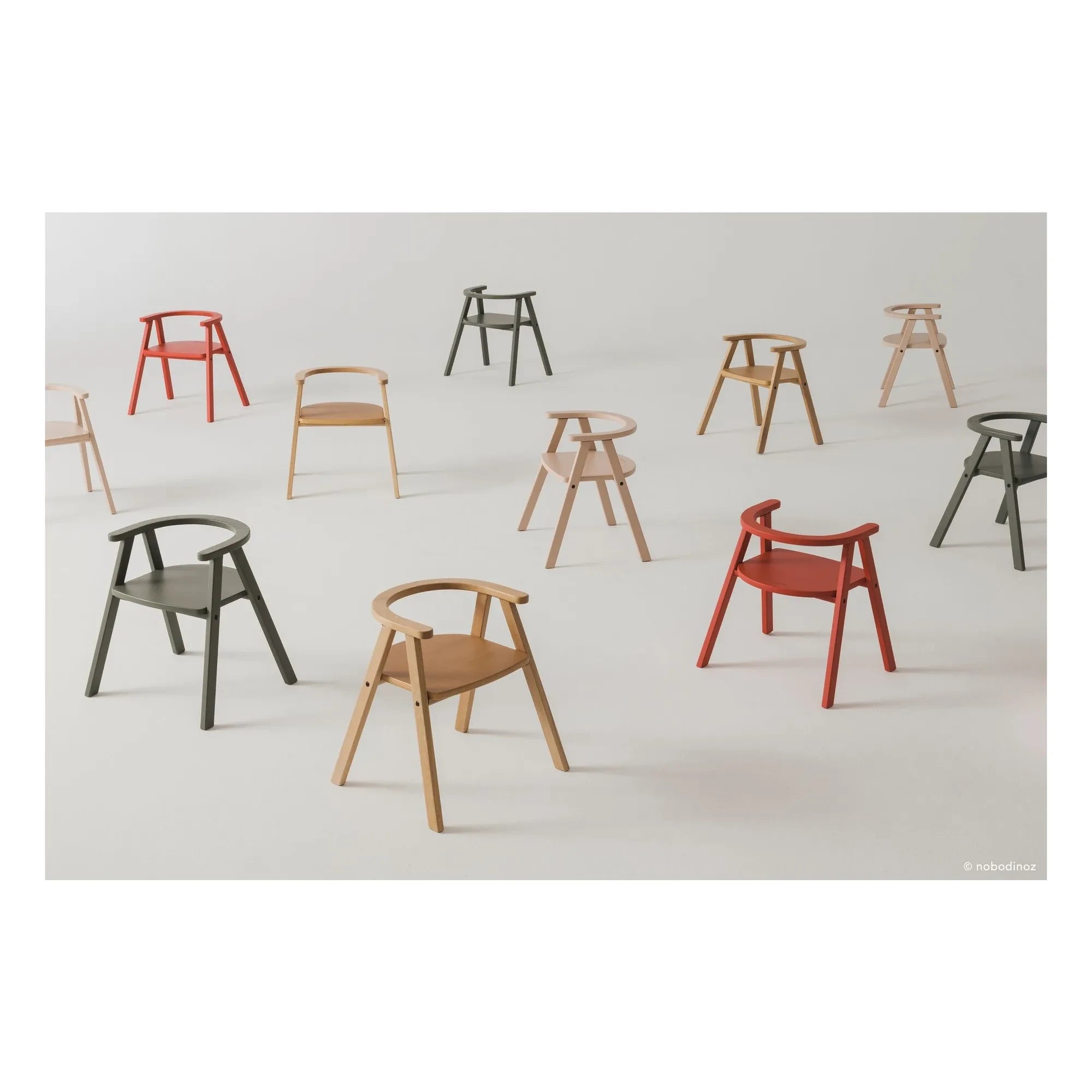 Nobodinoz - Growing Green Chair | Red