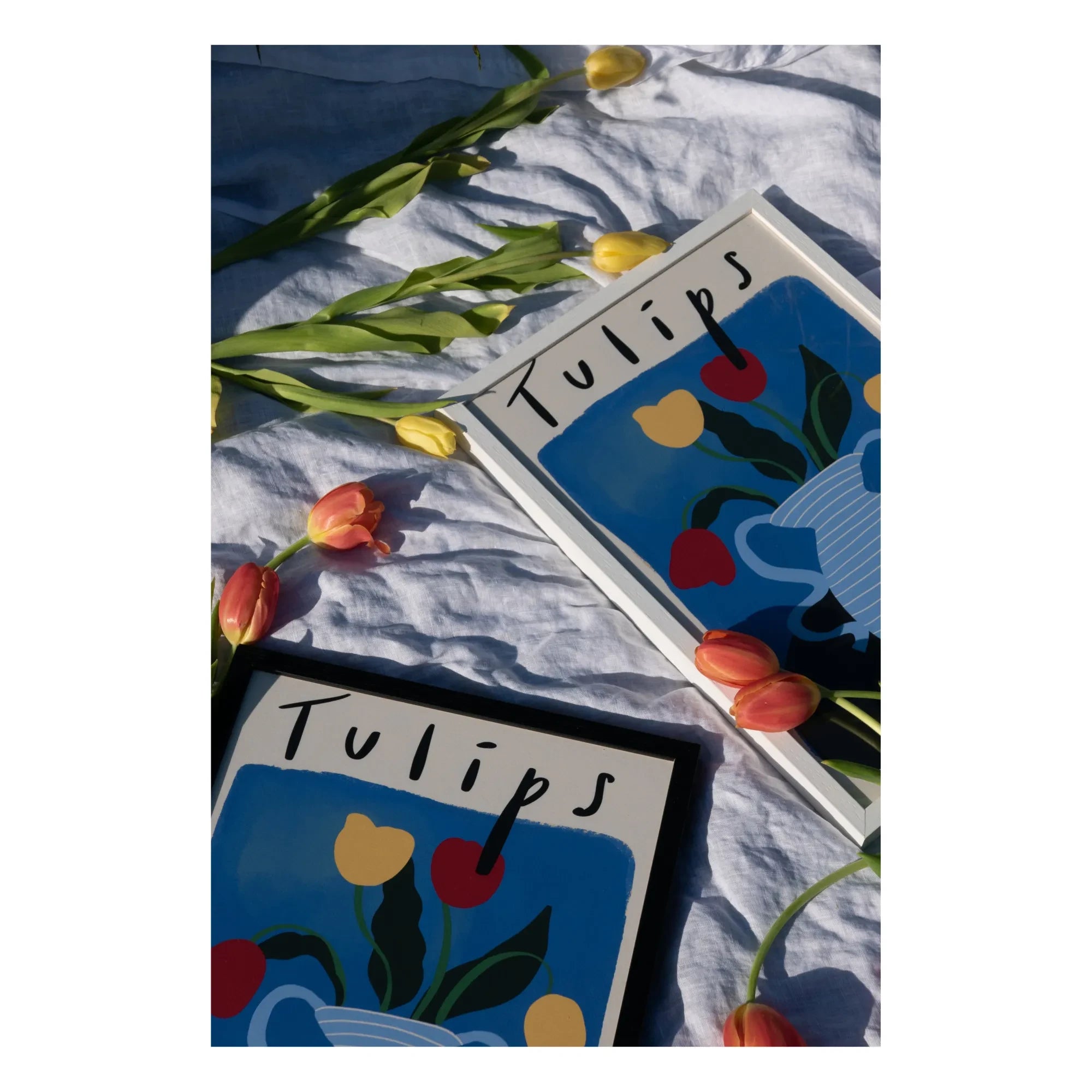 Rose England - Tulip Poster | Blue