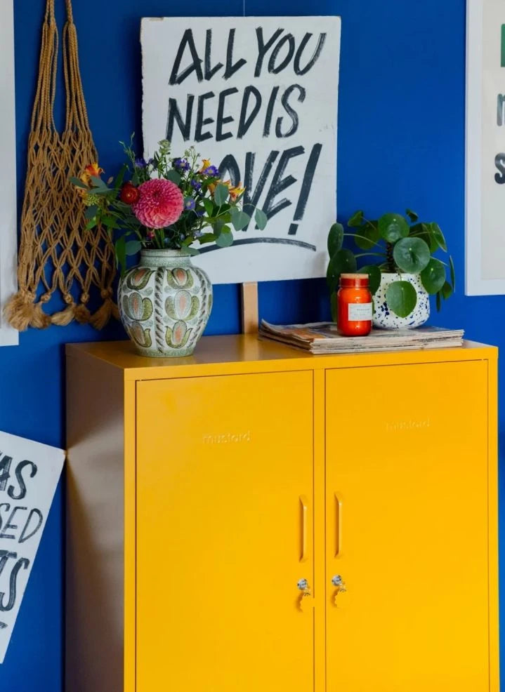 Mustard Made - Midi Metal Storage Unit | Light Yellow