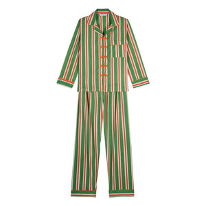Maria de la Orden - Malo Striped Pajamas | Orange