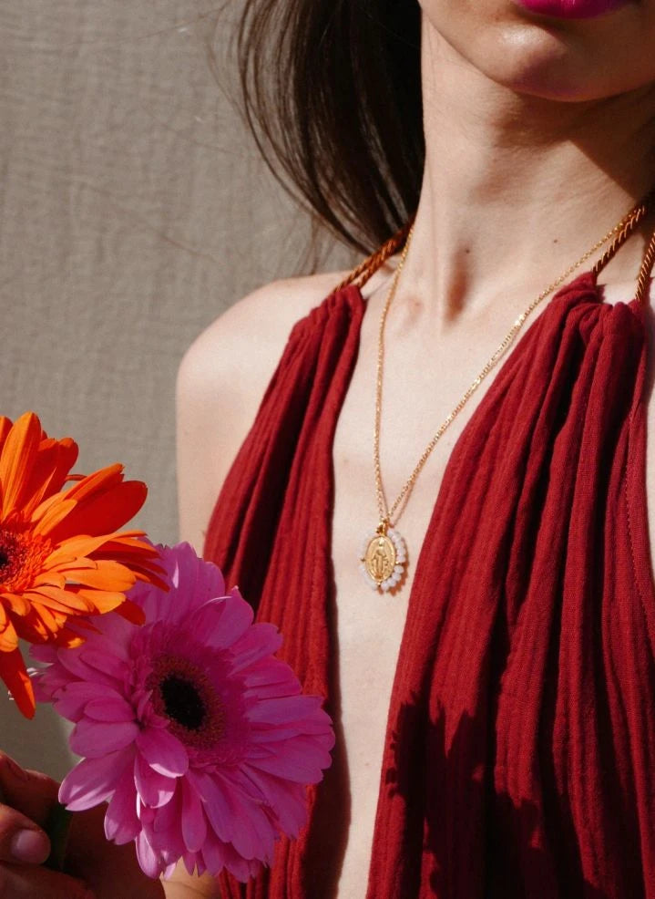 Palas - Santa Maria Necklace | Dusty Pink