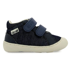 Bonton - Double Scratch Denim Smoothie Easy Sneakers | Night Blue