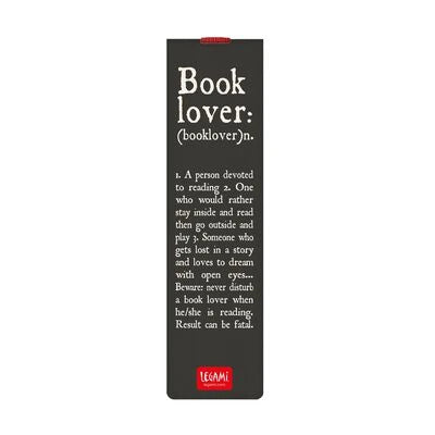 Legami - Illustrated Bookmark with Elastic Band - Book Lover - Bookmark