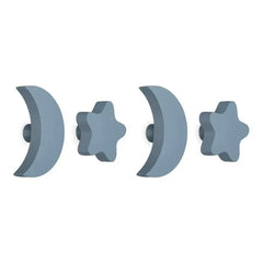 Nofred - Star and Moon Hooks - Set of 4 | Blue