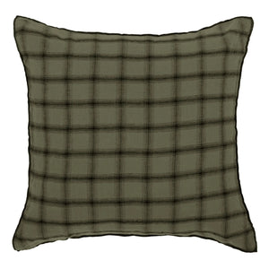 Le Monde Sauvage - Highlands Washed Linen Pillowcase | Khaki