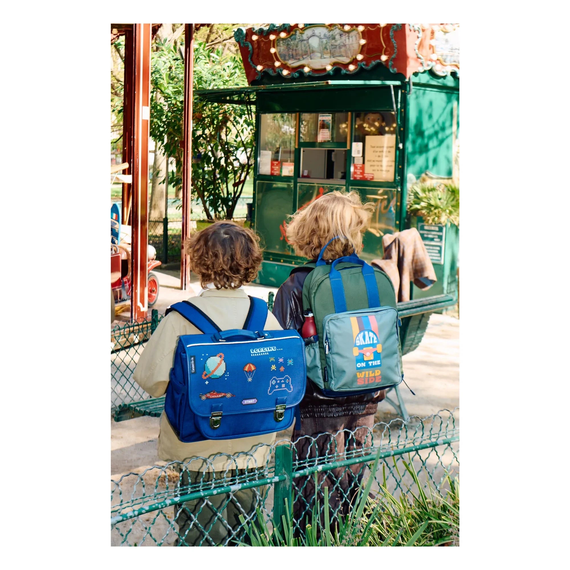 Caramel & Cie - Pixel Art Bag | Navy Blue