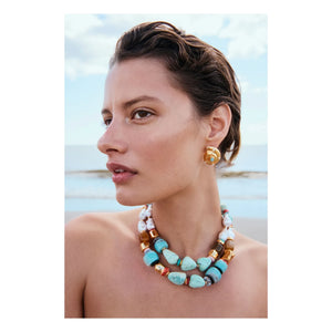Lizzie Fortunato - Nautilus Earrings | Gold