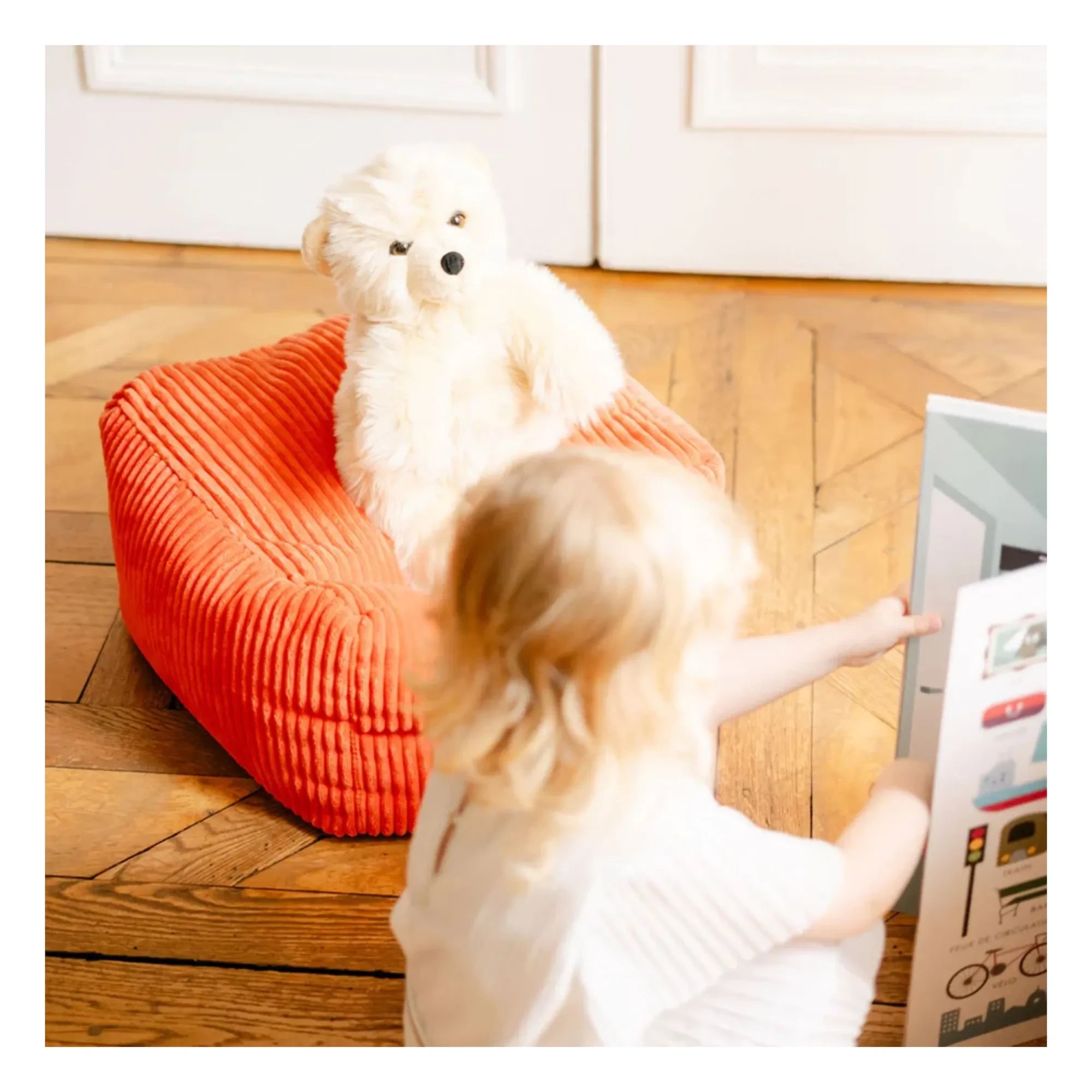 La Pelucherie - My Bear Jules Plush Toy | Cream