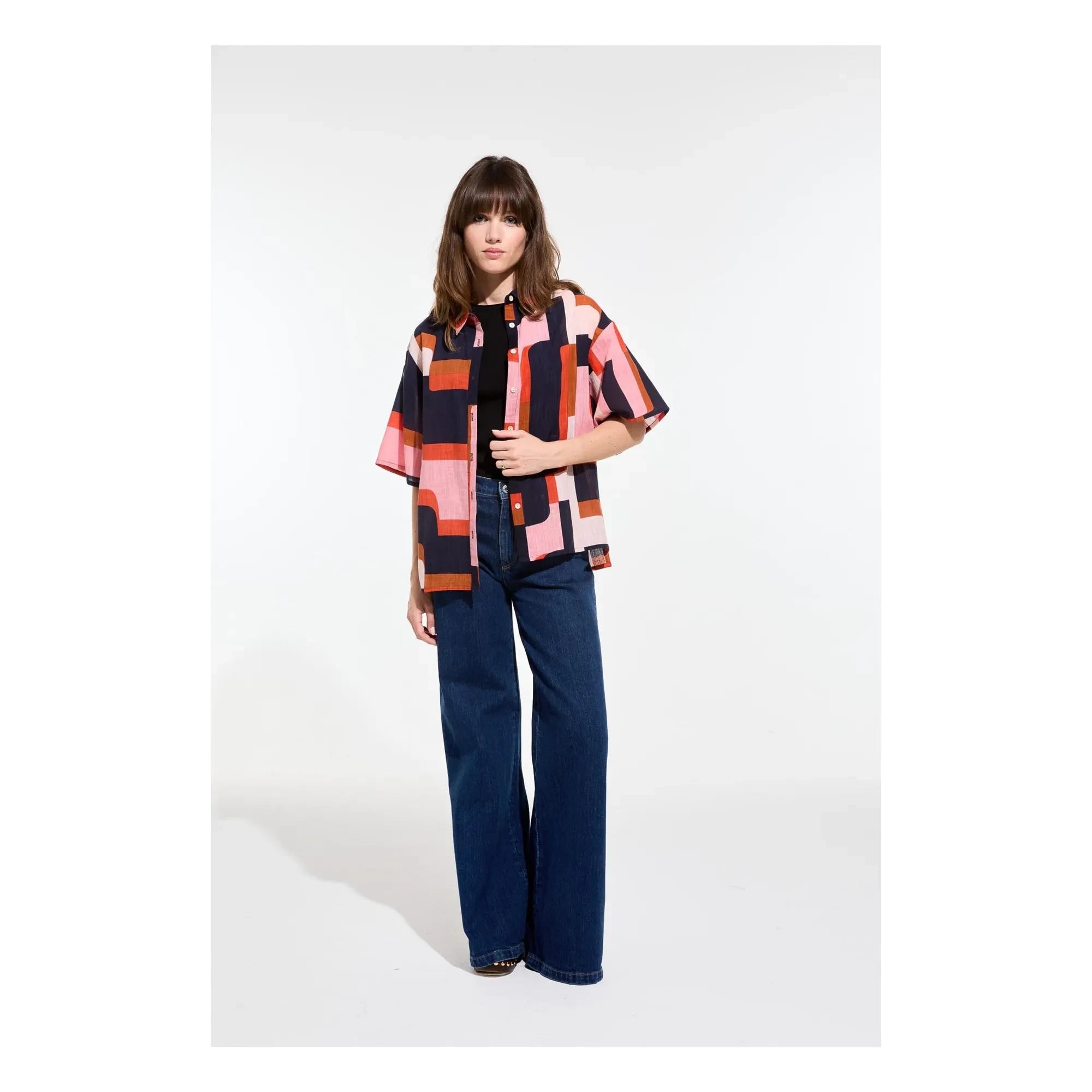 Mapoésie - Andrew Arum Cotton Shirt | Coral
