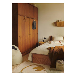 Ferm Living Kids - Swif Bird Embroidered Pillow | Beige