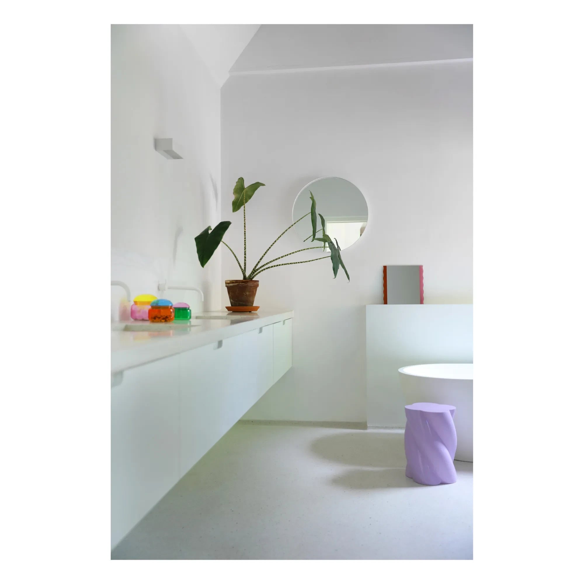 &Klevering - Marshmallow Side Table | Purple