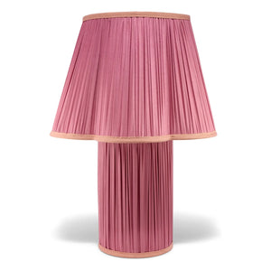 Doing Goods - Myra Silk Table Lamp | Fuchsia
