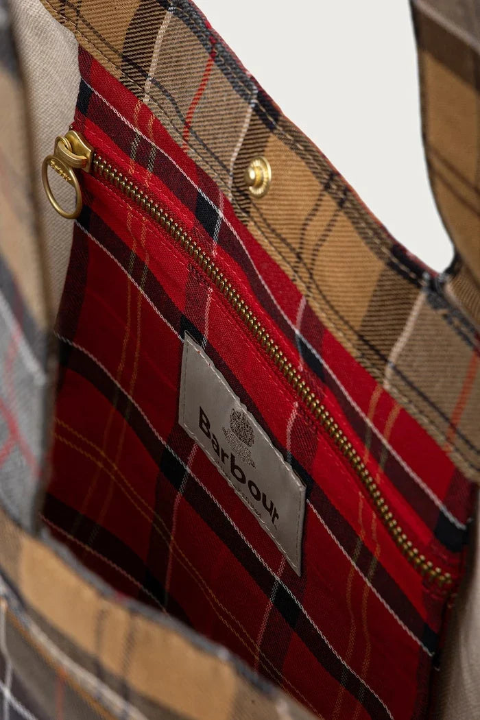 Barbour pamuklu kadın alışveriş çantası