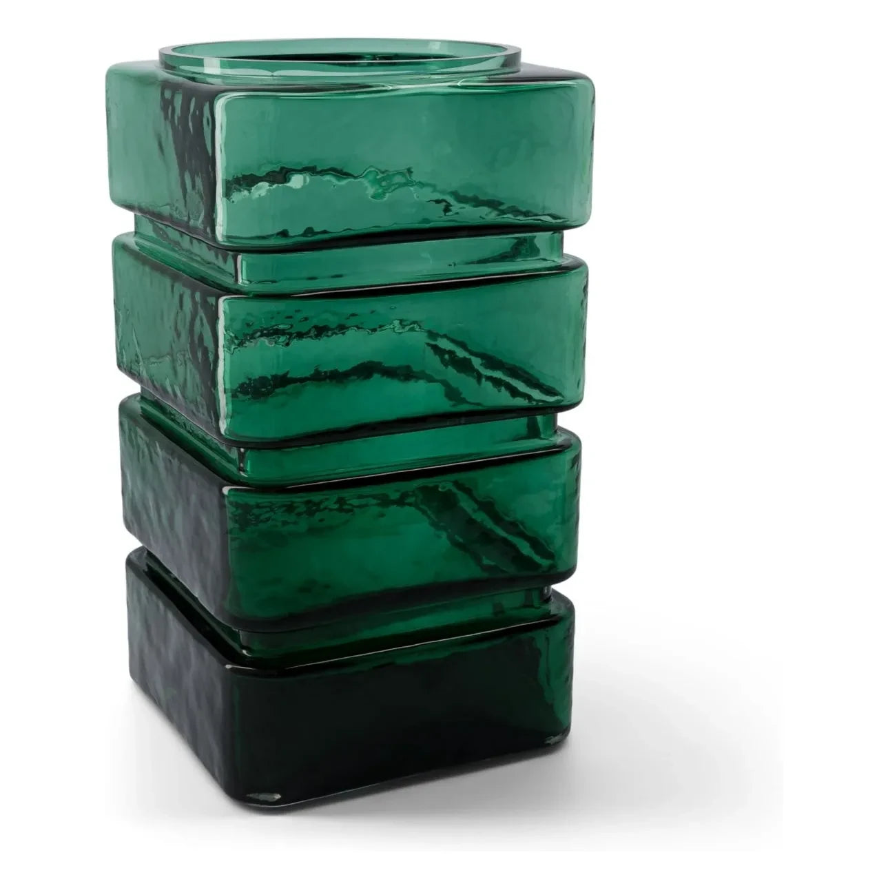 The Socialite Family - Donna glass vase | Emerald green