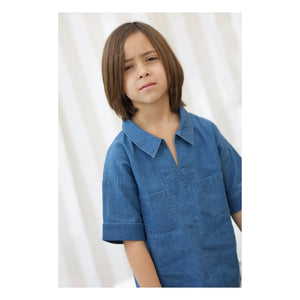 Lililotte - Carl Tencel Coton Bio gömlek | Denim mavi