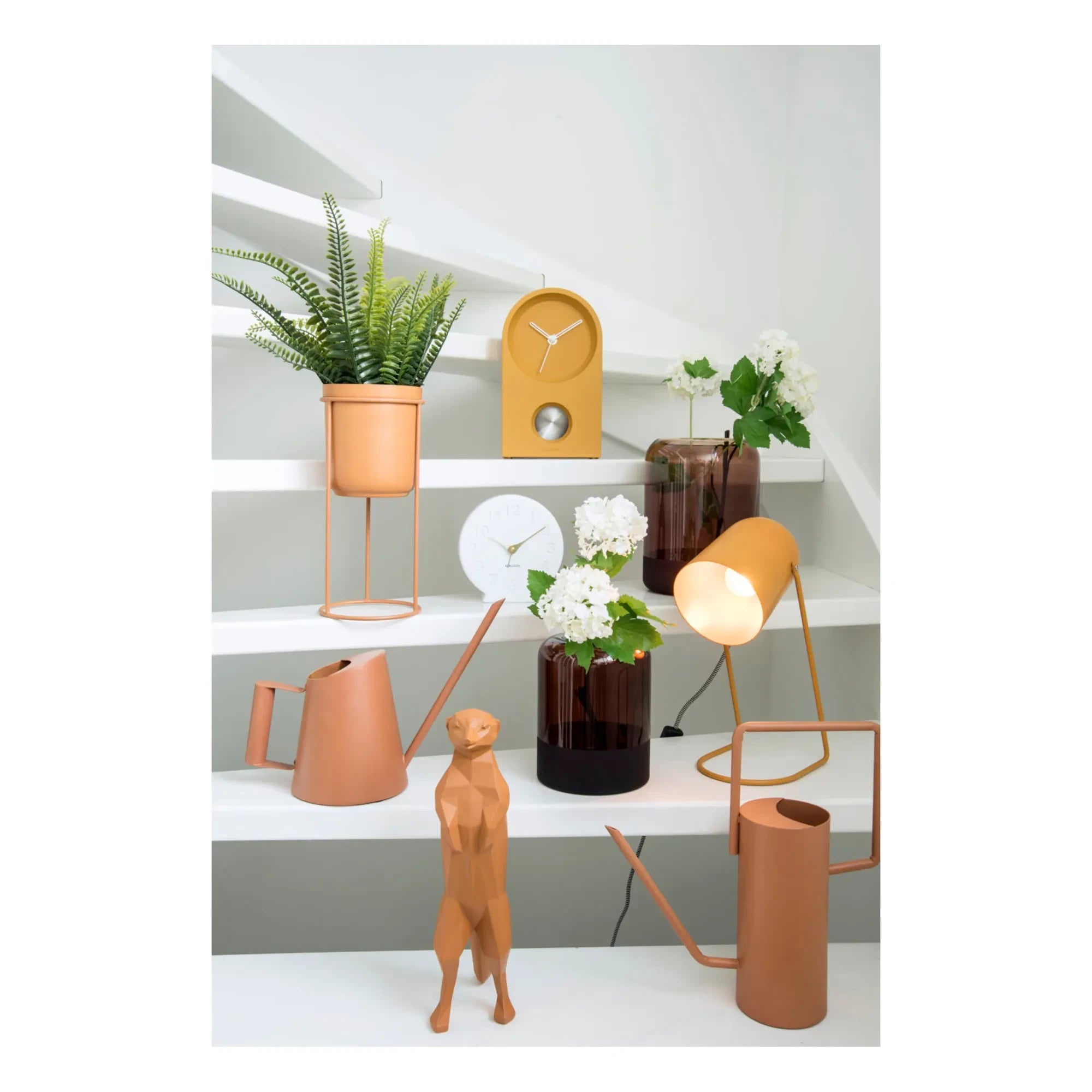 Present Time - Enchant Iron Table Lamp | Mustard