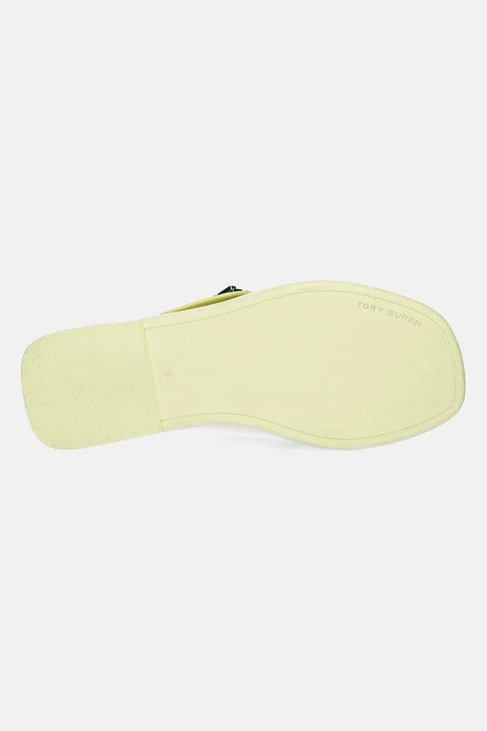 Tory Burch T Lock Cross Band Slide Deri Terlik