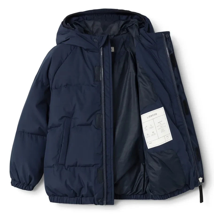 Liewood - Adelina Down Jacket Made from Recycled Fibers | Navy