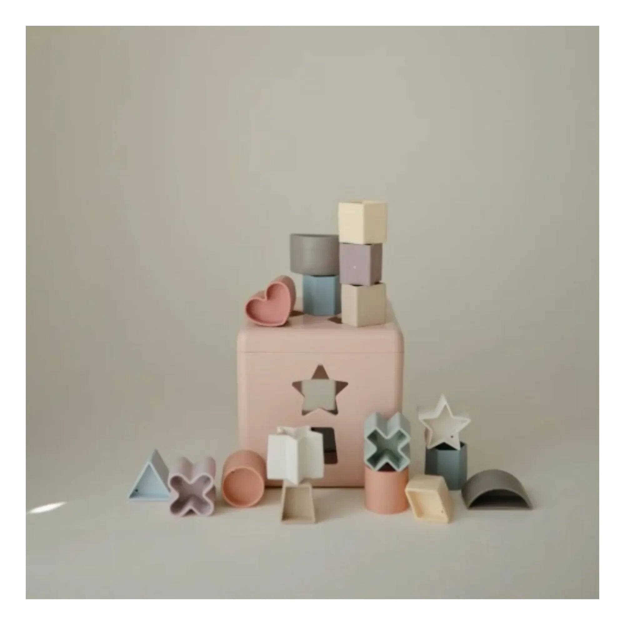 Mushie - Shape Box | Pink